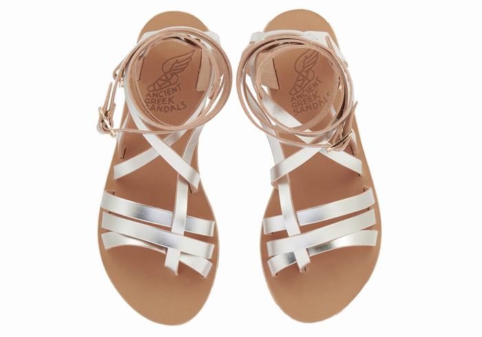 Sandales De Gladiateur Ancient Greek Sandals Satira Leather   | LUT-7557280